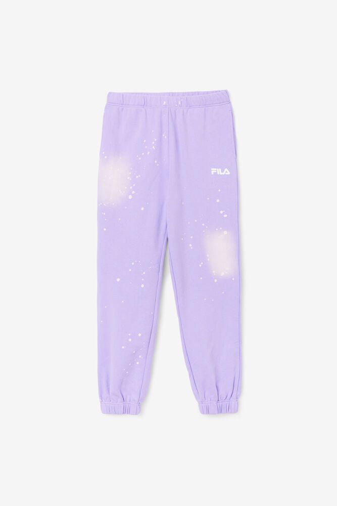 Fila Raleigh Tie Dye Jogger Purple Pants Womens - NZ 43018-BNCG